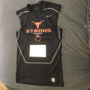 Large Texas Longhorn Nike Dri Fit Compression Wear Tank Top